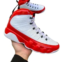 Nieuwste nieuwe basketbalschoenen voor mannen sportkleding mannen jumpman ix 9 9s gym rood de hete designer sneakers met originele dozen komen eraan