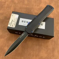 Benchmade 3400BK Autocrat Автоматический нож Black DLC S30V EDC Blade G10 Ручки с двойным карманом тактического выживания.