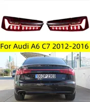 Car Lights for Audi A6 LED Tail Light 20 12-20 16 A6 C7 Tail Lamp C8 Design DRL Dynamic Signal Brake Reverse Auto Accessories