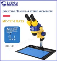 Power Tool Sets Mechanic MC75Timatx Large WideAngle tillen 745x Trinoculaire stereo Microscoop HD -camera voor mobiele telefoons reparatie9587983