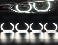 Andra belysningssystem E46 2Doors Coupe Convertible Models ledde ängelögonmarkör halo ringar drl 3d vit för 20042006 318ci 320ci 6201056