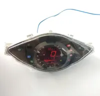 LCD digitale kilometers snelheidsmeter Tachometer brandstofmeter meter Allinone Design voor motorfiets multifunctionele meter1650526