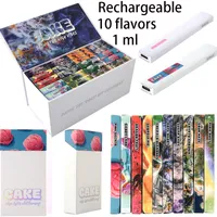 Rechargeable Cake She Hits Different Gen 5 Disposable Vape Pen Empty 1ml Hundred stack Device Pods 280 mAh Battery 10 Flavors Starter Kits Bottom Type c charger