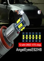 Annat belysningssystem 2pcs1set 2x120w 240W E92 H8 LED Angel Eyes Marker Lights CanBus för X5 E70 X6 E71 E90 E91 M3 E89 E82 E87 HE5632280