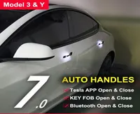 Model 3 Y Electric Auto Presenting Door Handles Handlebar with LED For Tesla SATONIC V70 Waterproof9094895