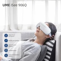 Eye Massager UME iSee 906Q Eye Massager Airbag Vibration Eye Care Electric Massager With Music Relieves Fatigue Dark Circles 230211