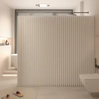 Abnehmbare Bildschirme Raum Dividerse Wohnkultur weiße braune Klappandpapier Wand für Büro -Veranda -Trennwand