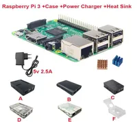 Raspberry Pi 3 Board 5V 25A Power Supply Case Heat Sink For Raspberry Pi 3 Model B PI 3 WiFi Bluetooth6746874