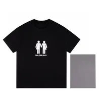2023 Винтажная футболка мужчина женская хлопковая футболка футболка хлопчатобу