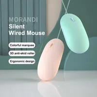 Topi a buon mercato USB Wired Mouse Mini Cute Silent Optical Mause Ergonomic RGB Topi da gioco retroillumina