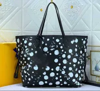 Luxe nieuwe dames designer tas winkelen echte lederen handtassen schoudertasbussentjes dames tassen munten munt portemonnee 2 stks set m40156