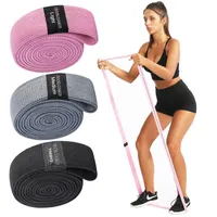 Resistance Bands 3st/Set Yoga Fitness Rubber Elastic Sport Band Gym Workout Equipment för Hip Training Expander
