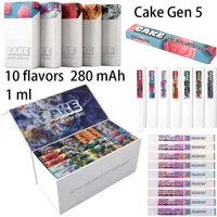 Newest Cake She Hits Different Disposable Vape Pen Gen 5 Empty 1ml Hundred stack Device Pods Rechargeable 280mAh Battery 10 Flavors Starter Kits Type c interface