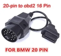 Diagnostische tools Auto -connector OBDII OBD2 -adapter voor 20 pin tot 16 vrouwelijke E36 E39 X5 Z33130131