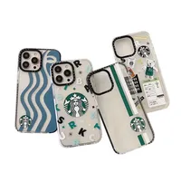 Starbuck Clear and Soft TPU Silicone Slim Phone Cases for iPhone 13 12 11 Pro Max 13Pro 12Pro 11Pro XR XSMAX 7 8 Plus Girls Woman Case 202b