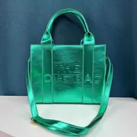 The Tote Bag Fashion Women Borse Simple Letter Portable Bag 2023 Nuova Texture PU SOLE SOLO SCOLA