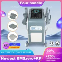 DLS-EMSLIM Neo Machine Fat Removal Cellulite Reductiont Emszero Muscle Stimulator 4 Handles with RF Machine High Power Pelvic Pads are Optional