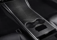 4 PCSSET Real Car Interior Accessessy Accessories Carding Fibre Cover Cover для Tesla Model 3 201720218561030