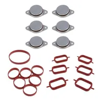 Manifold Parts 6X 33MM For SWIRL BLANKS FLAPS REPAIR DELETE KIT WITH INTAKE GASKETS3426385