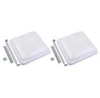 Parts 2PCS 14Inch Universal RV Roof Vent Cover RustProof Lid Replacement For RVTrailerCamperMotorhome2592030