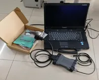 MB Star C6 SD Connect Auto Diagnosis Tools with Used Laptop CF52 I5 4G Harddisk V062021ソフトウェア準備完了3101869