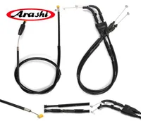 Arashi Motorcycle Throttle Clutch Cables Wire Lines Replacement For YAMAHA YZF R6 2006 2012 2007 2008 2009 2010 2011 YZFR62820753
