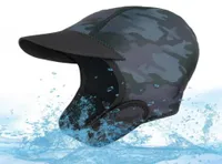 Women039s Swimwear Neoprene 2mm Wetsuit Hood Brim Hat Sun Hat UV Caspetti da surf per esterni Swimming Kayak Diving Winter Rafti1001786933