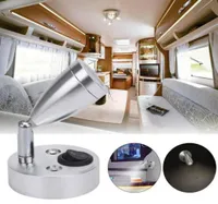 Partes 12v Camper Van Reading Luz cálida Muro de punto LED 1W Switch para accesorios de caravana8161487