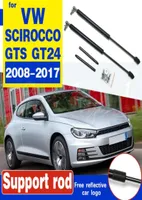 For VW SCIROCCO 20082017 R GTS GT24 Refit Bonnet Hood Gas Spring Shock Lift Strut Bars Support Hydraulic Rod Carstyling271u4065188