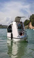 Technologia części Amphibious Travel Trailer Mobilna łódź mała kemping kemping kotelowa