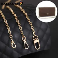 Bamader Chain Straps de gola sofisticada Bolsa de moda Metal Sacos de moda Acessório Diy Bag Straption Luxury Brand Chain Straps 210272G
