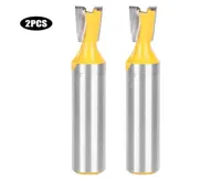 2PCS Small Dovetail Bit Woodworking Slotting Forling Tool Milling Cutter Router Bit Carbide6111371