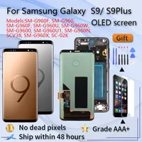 Для Samsung Galaxy S9 ЖК -дисплей сенсорный экран Digitizer S9 Plus G960 G965 Ремонтные детали Super Amoled Display