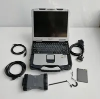 Set completo Auro Diagnostic Strumento MB Star SD C6 Xentry DOIP con laptop usato CF30 Diagnosi Multiplexer Software V062021 Pronto per W5886846