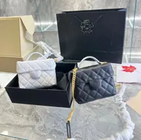 Bag Cc Makeup Designer Handbag Small Makeup Bag Woman Handbag Mini Shoulder Bag Crossbody Caviar Cowhide Quilted Flip Genuine Leather Small