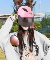 Motorradhelme entzückende Helm Mode Cycling Protective Cap Outdoor Sport Riding Hut für Frau 2944081