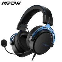 Headsets MpowSoulsens Air SE Gaming Headset 35mm Wired Headset 3D Sound Gaming Headset With Noise Canceling Mic for PC Switch Gamer J230214