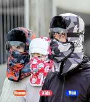 Caschi motociclisti Autumn e inverno Cappello addensato inverno mascherato Calda maschera da esterno Goggles Antifog Riding Ortorprooff per bambini ADU6836336