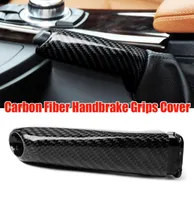 Gerçek karbon fiber evrensel araba el freni tutamakları BMW E46 E90 E92 E60 E39 F30 F34 F10 F20 ARAÇ AKSESUARLARI 5338792