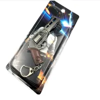 PUBG Playerunknown's Battlegrounds 3D 92F Model Keychain Pendant funny kids Adult Toy1250H