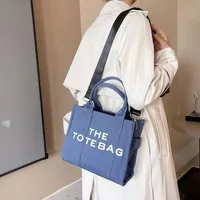 Tote çanta ünlü tasarımcı serin pratik büyük kapasiteli omuz çanta kadınları büyük para çantası crossbody case kare tuval cüzdan
