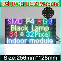 LED -Anzeige P4 InnenlED -LED -Anzeige Modul 64x32 Pixel Full Farb LED -Schilder SMD RGB P4 LED -Bildschirmplatten LED -Matrix 256 mm*128 mm 230215