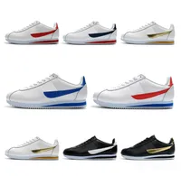2023 NEW Classic CASUAL Shoes Fashion White Varsity Red Basic Black Blue Lightweight Run Chaussures Cortezs Leather BT QS mens womens Outdoor sports sneakers 36-45