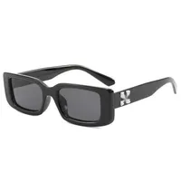 Offs Rames Fashion Luxury Sunglasses Sunglass Brand Arrow x Белый черный рамный рамки Улицы Улицы Женщины Хип -хоп солнцезащитный