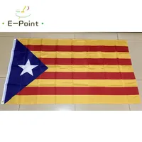 Spanien Katalonien Catalunya 3 5ft 90 cm 150 cm Polyester Flagge Banner Niederlande Dekoration Fliege Home Garden Flag