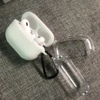 1pc/lot For Airpods airpod 3rd wireless headphones Accessories Solid Silicone Cute Protective Earphone Cover Apple Wireless Charging Box Case