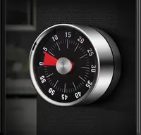 Mini magnetyczny zegar mechaniczny Przypomnienie odliczające przyczyny kuchenne zegar czasowy ze stali nierdzewnej Zegar czasu gotowania