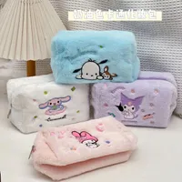 M￤dchen Fuzzy Cosmetics Handtasche M￤dchen Kuromi Melodie Casual Princess Accessoires Taschen gro￟e Kapazit￤t