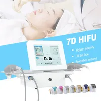 7D M￡quina HiFu Antienvelance Outro equipamento de beleza Anti-Wrinkle 30000 tiros de olho/pesco￧o/face levantando o aperto no corpo Slimming Weight Loss for Salon Uso