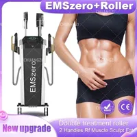 RF Equipment 2023 Nouveau 2 en 1 EMSZERO Plus Roller Equipment 4 Poignées Fat Decomposition Muscle Booster Fitness Beauty Instrument 5000W pour Gym
